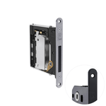 Lock mechanism on a white background