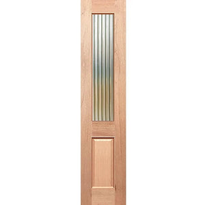Traditional-1P SL Entrance Door - Decorative Glass