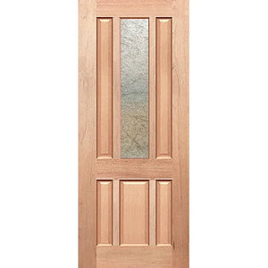 Subtle design door with frosted Rice Paper panel