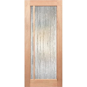 CD-1S exterior privacy door with Seadrift frosted glass