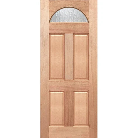 Carolina frame paired with cathedral glass insert