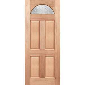 Carolina frame paired with cathedral glass insert