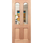 Clear laminated glass enhancing door design