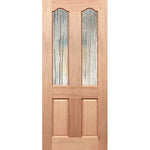 Soft Seadrift glass enhances modern door