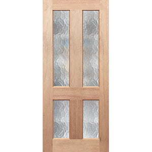 Colonial 4G Entrance Door - Gluechip, Krystalite & Mirror Glass