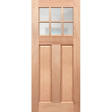 Colonial Classic 6L home door with translucent inserts