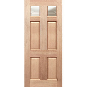 Colonial 6P GL Entrance Door - Decorative glass