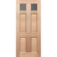 Colonial 6P GL Entrance Door - Mirror Tent & English Rose Glass