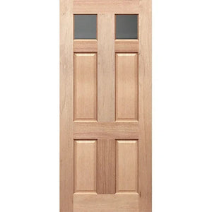 Colonial 6P GL Entrance Door - Mirror Tent & English Rose Glass