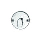 1370 Series Non Ind Oval Turn Escutcheon Surface Mounted | AMS Doors