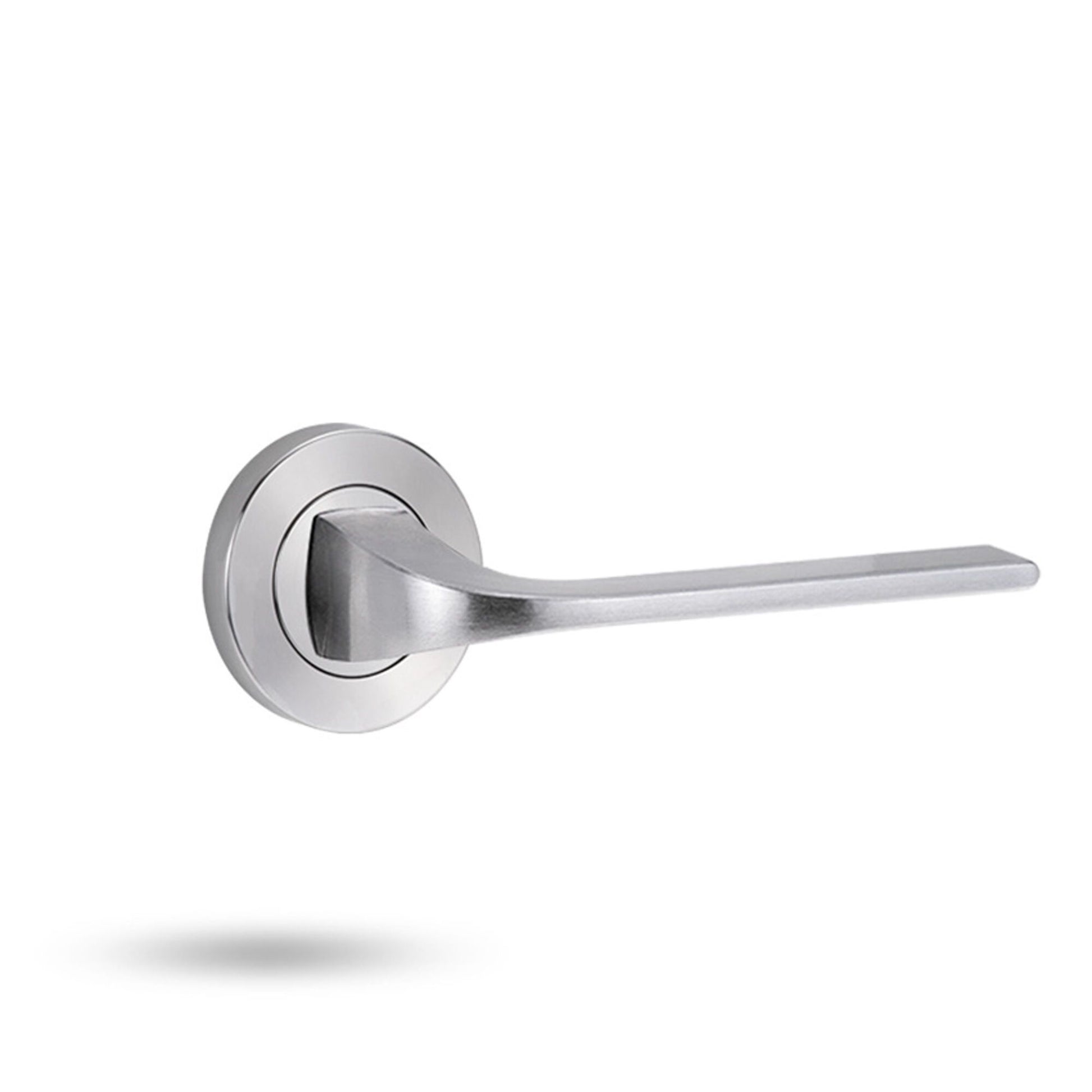 Symphony EXT Round Rose Fixed Half Set & Lever Options | AMS Doors