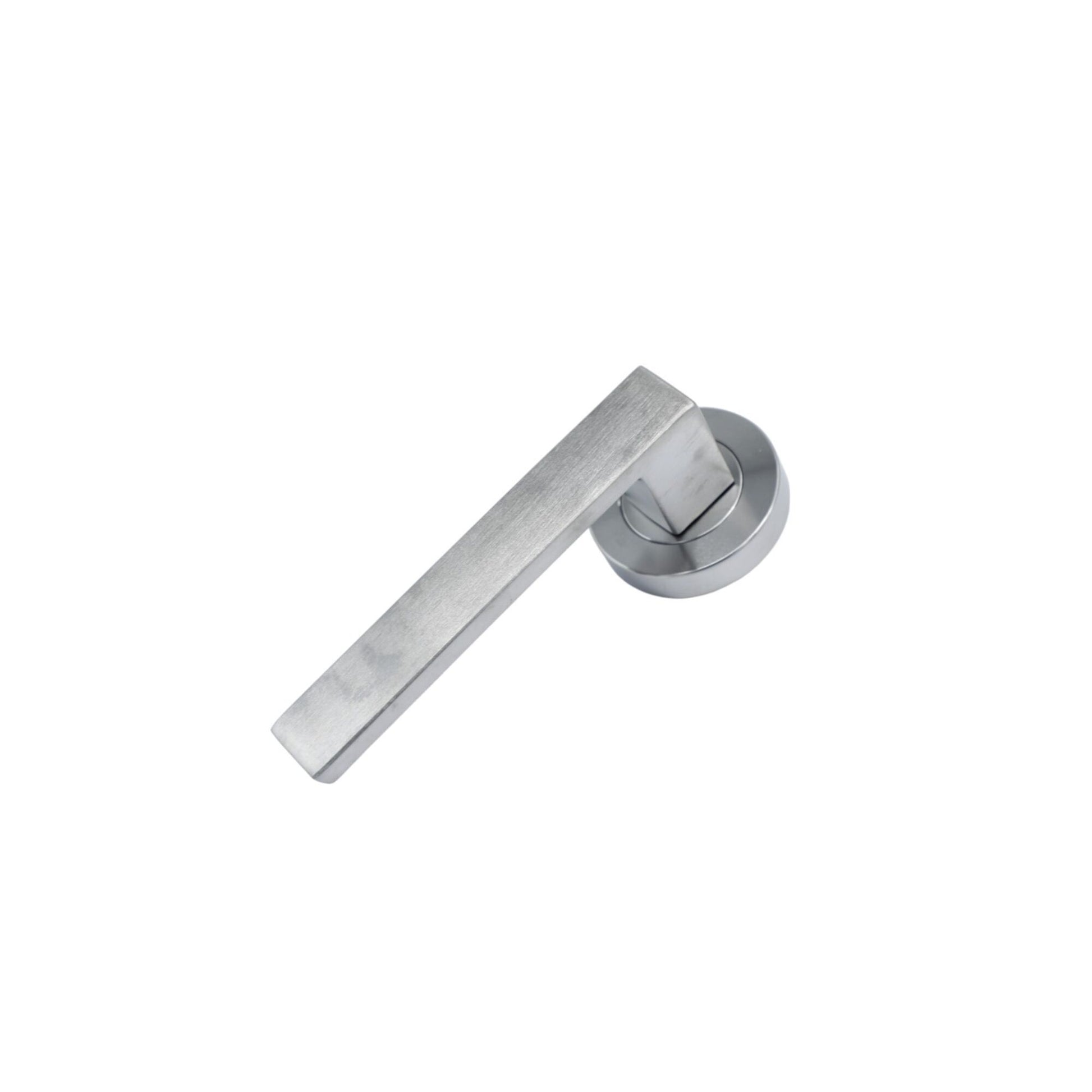 Symphony EXT Round Rose Fixed Half Set & Lever Options | AMS Doors