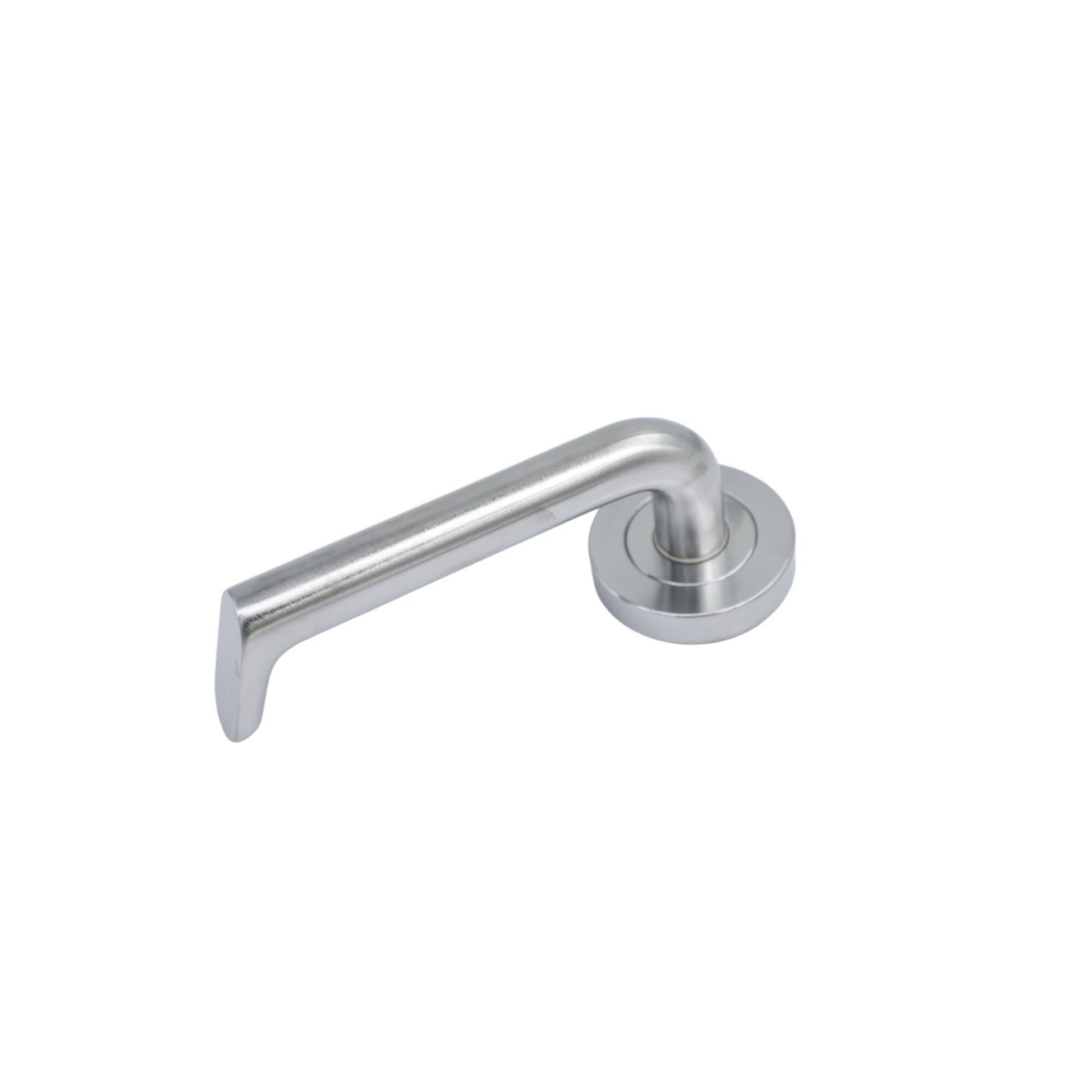 Symphony EXT Round Rose Fixed Half Set & Lever Options | AMS Doors