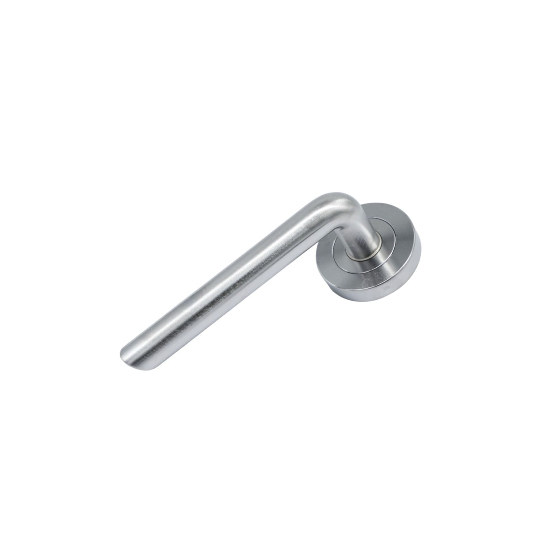 Symphony EXT Round Rose Fixed Half Set & Lever Options | AMS Doors