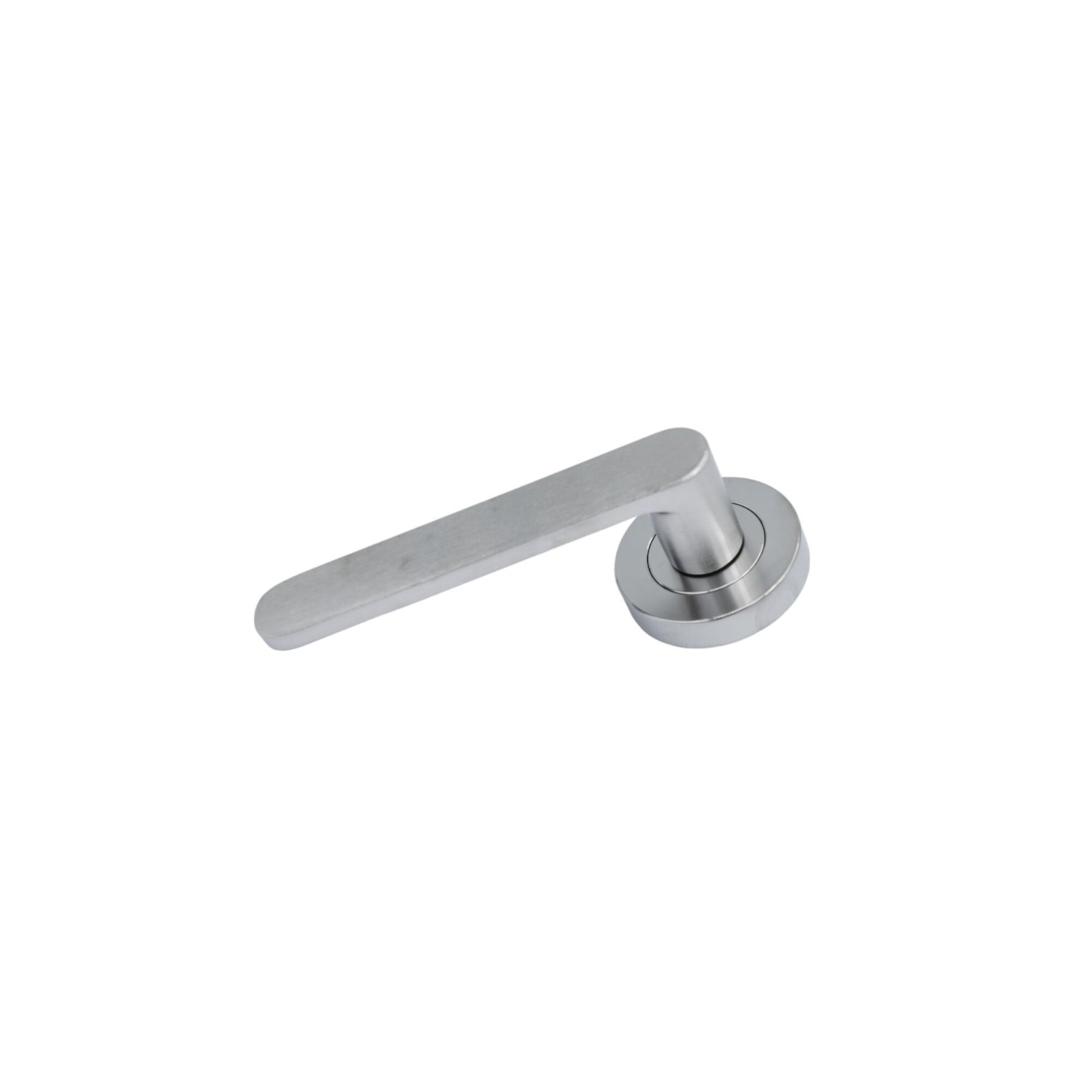 Symphony EXT Round Rose Fixed Half Set & Lever Options | AMS Doors