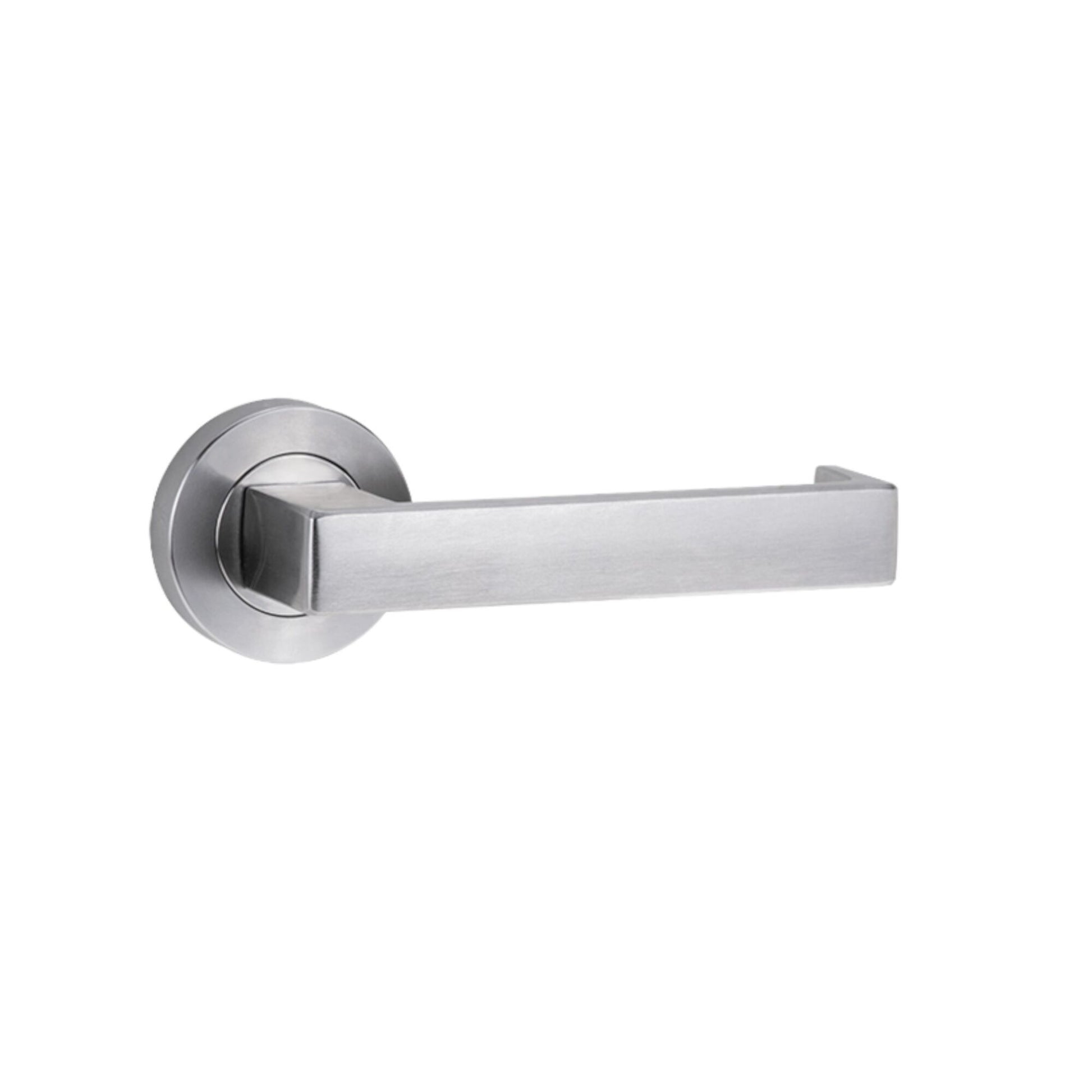 Symphony EXT Round Rose Fixed Half Set & Lever Options | AMS Doors