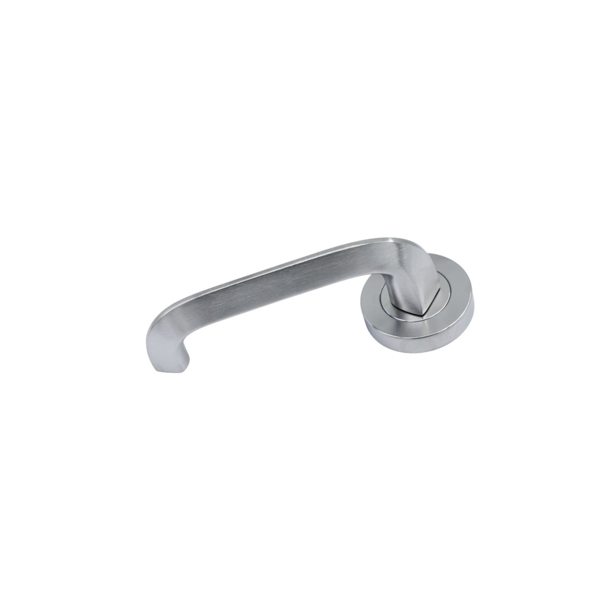 Symphony EXT Round Rose Fixed Half Set & Lever Options | AMS Doors