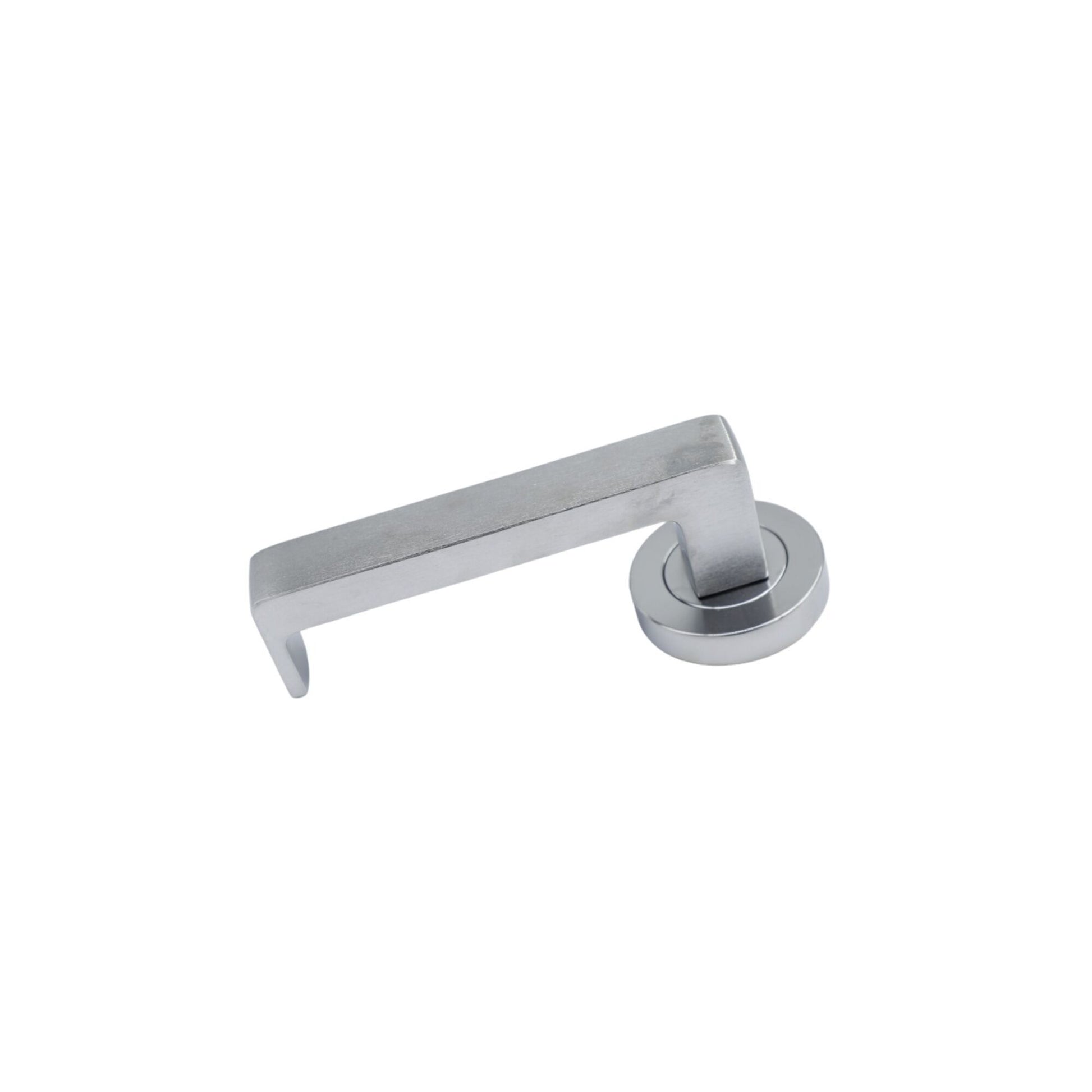 Symphony EXT Round Rose Fixed Half Set & Lever Options | AMS Doors