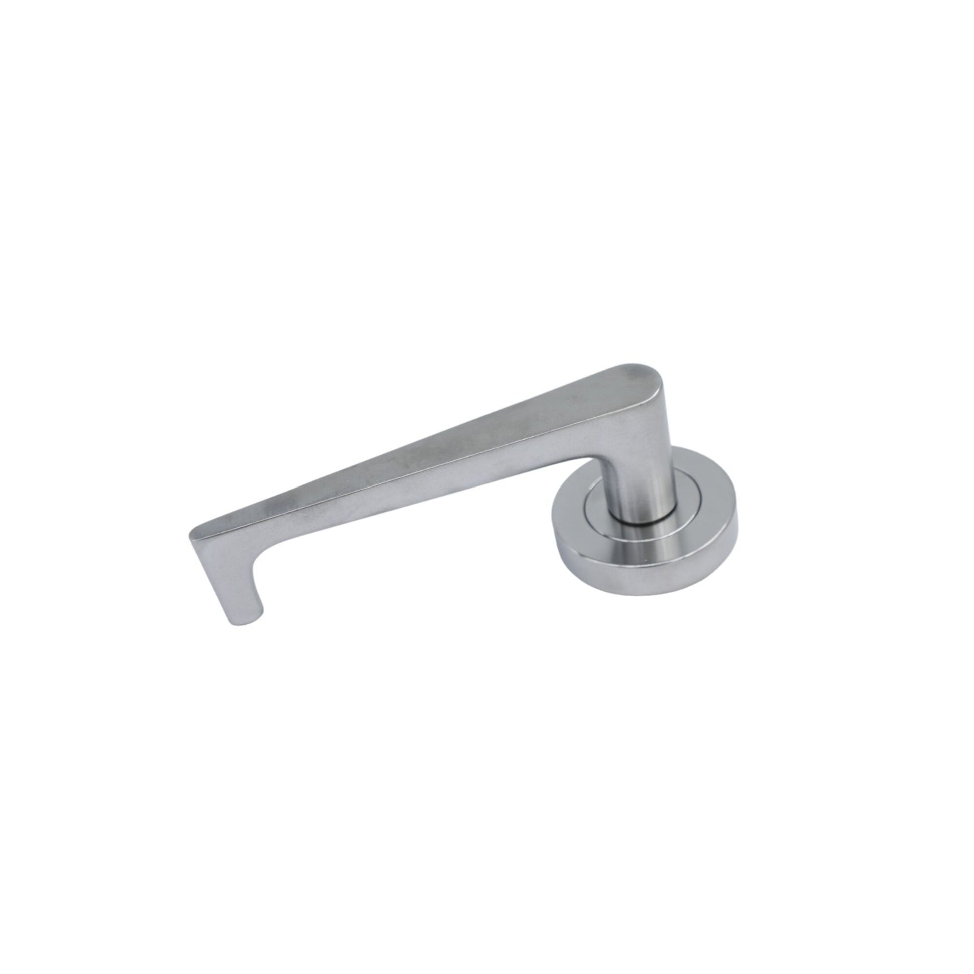 Symphony EXT Round Rose Fixed Half Set & Lever Options | AMS Doors