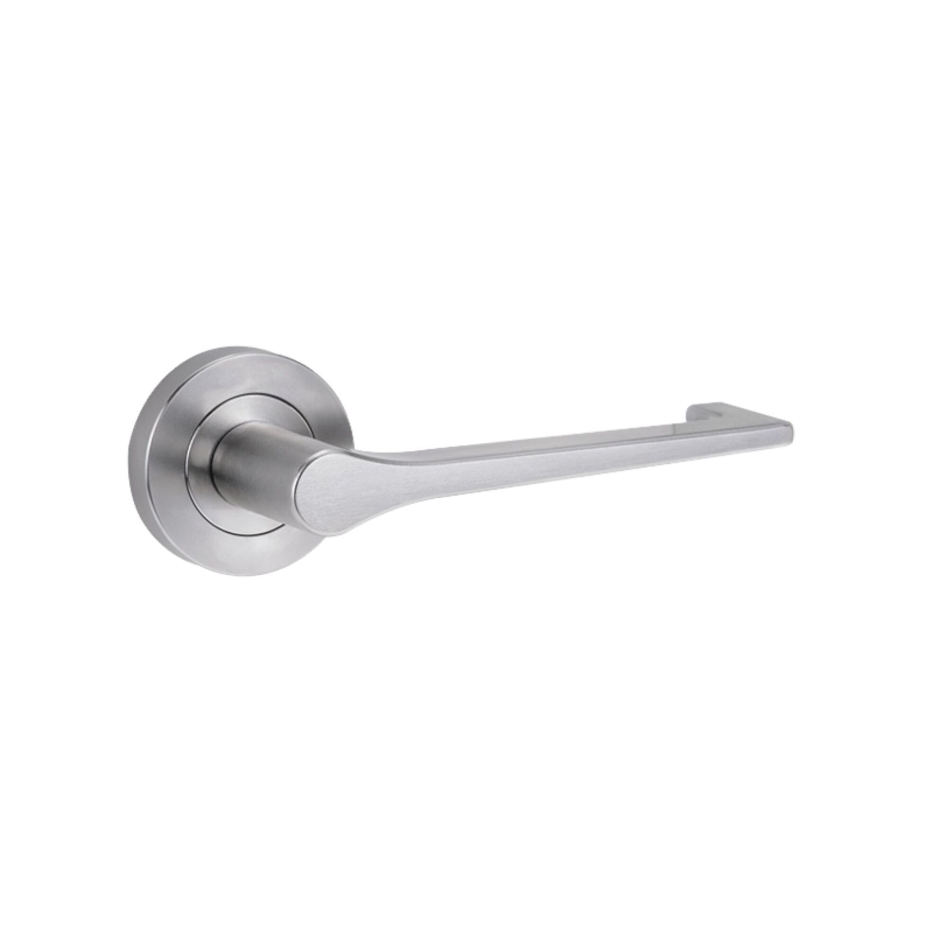 Symphony EXT Round Rose Fixed Half Set & Lever Options | AMS Doors