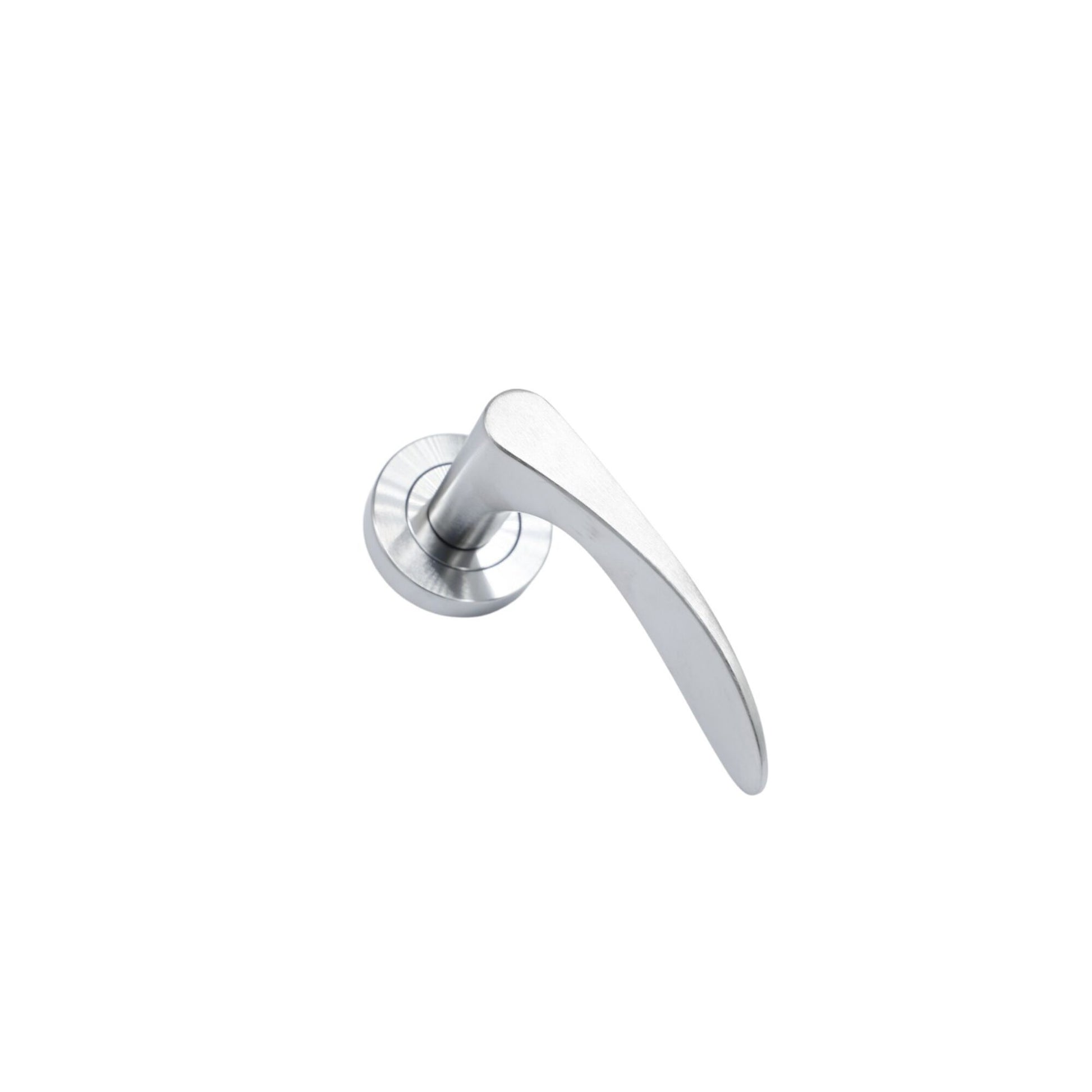 Symphony EXT Round Rose Fixed Half Set & Lever Options | AMS Doors