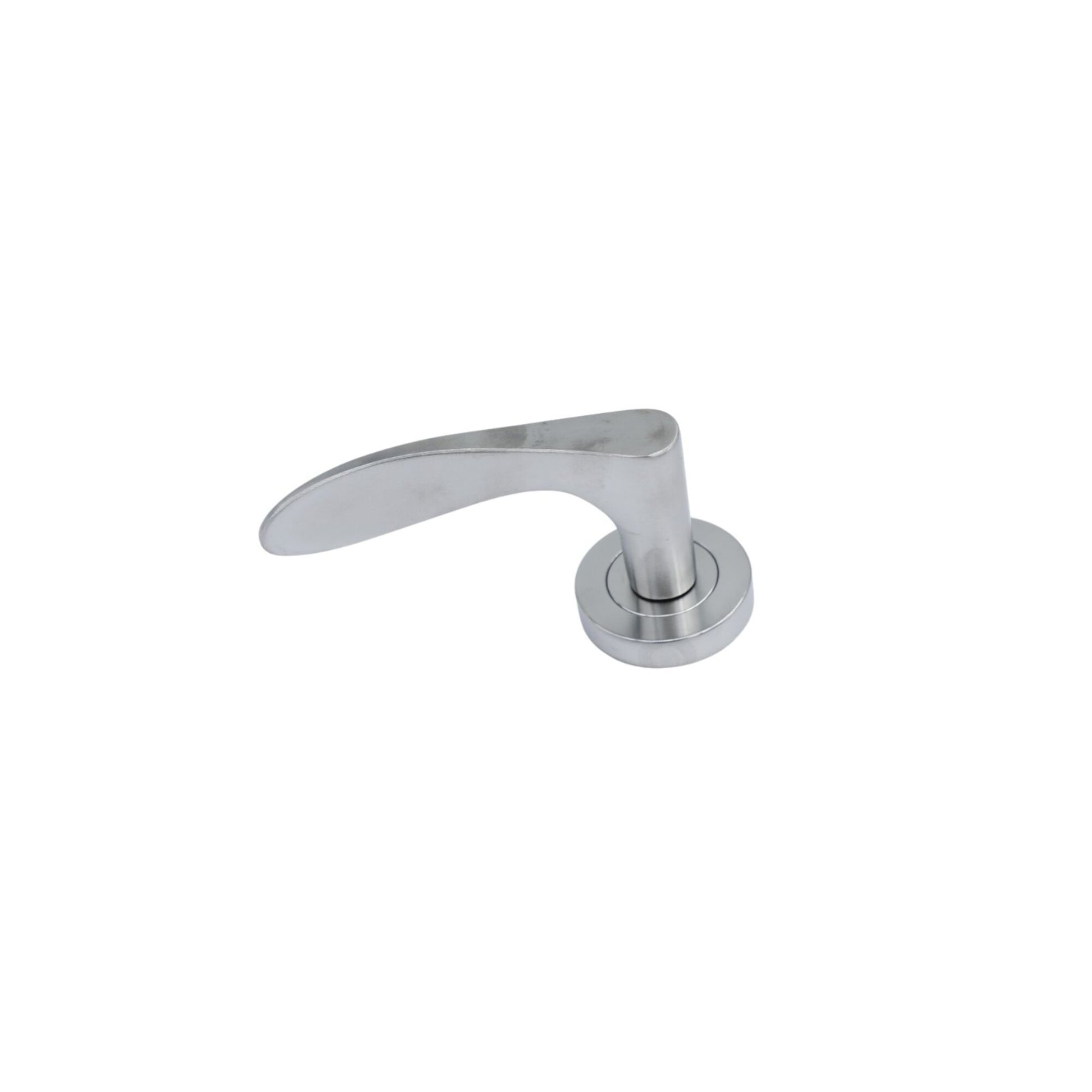 Symphony EXT Round Rose Fixed Half Set & Lever Options | AMS Doors