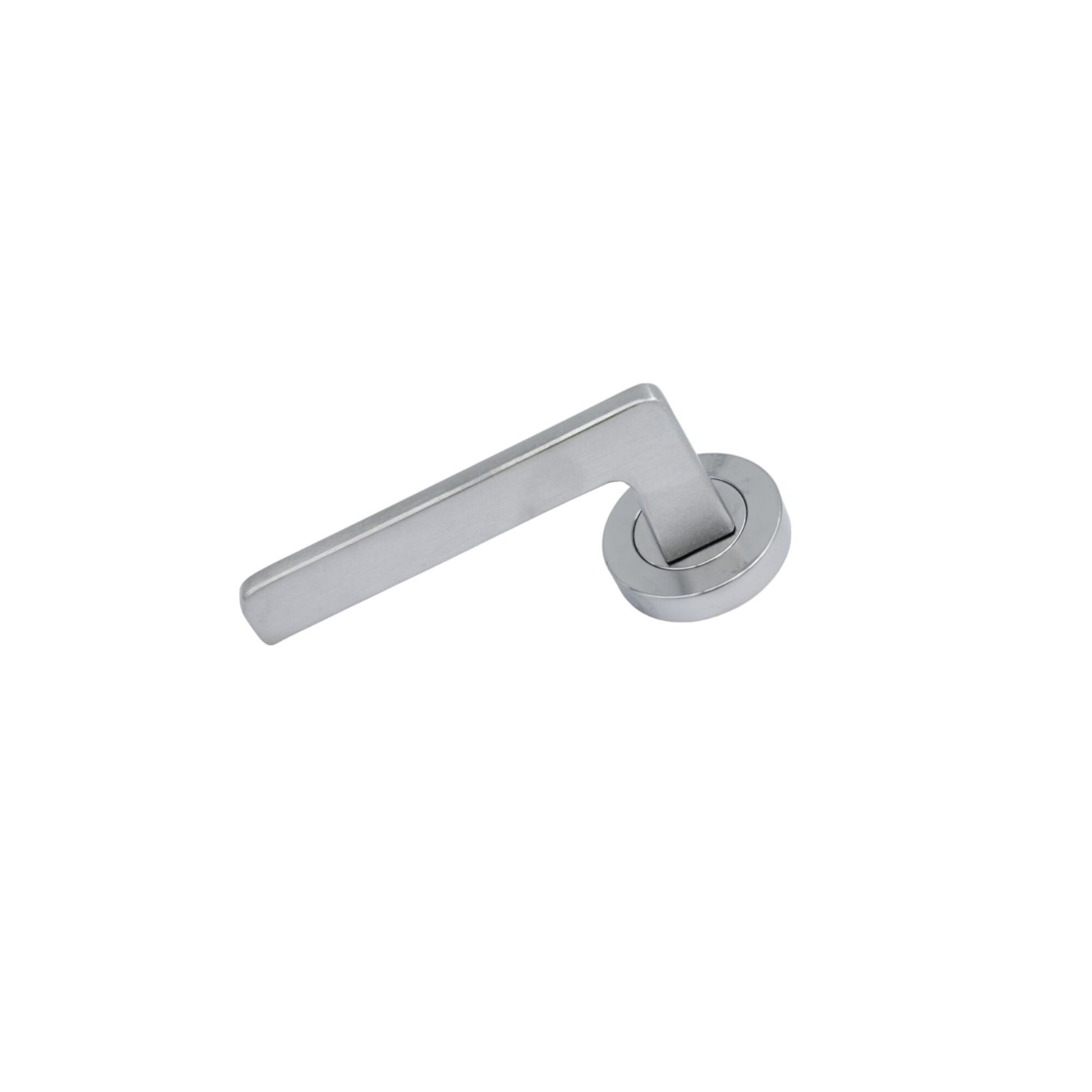 Symphony EXT Round Rose Fixed Half Set & Lever Options | AMS Doors