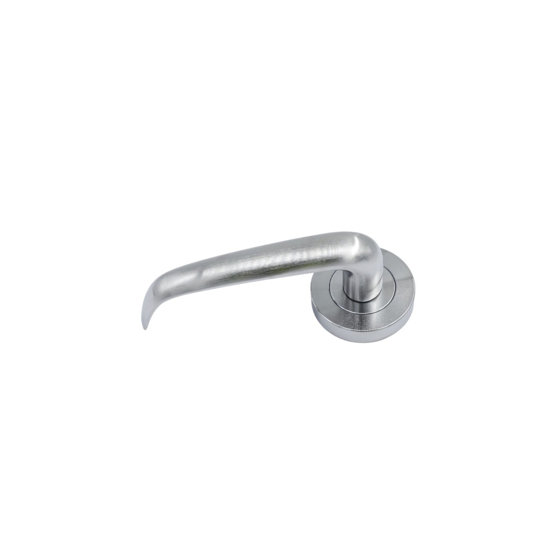 Symphony EXT Round Rose Fixed Half Set & Lever Options | AMS Doors