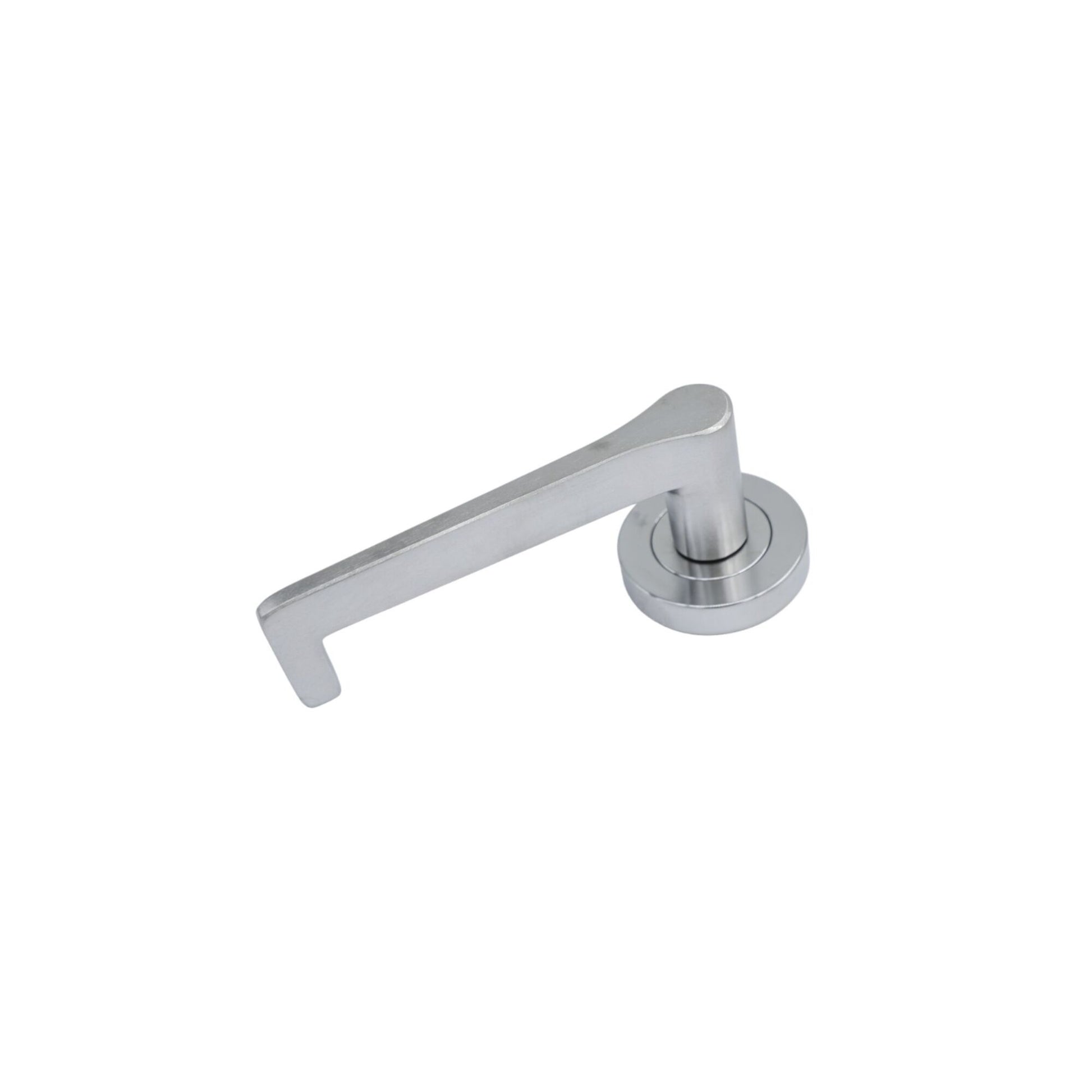 Symphony EXT Round Rose Fixed Half Set & Lever Options | AMS Doors