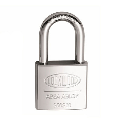 356M – 356S Series Padlocks / 63mm Stainless Steel Body / 11mm Diameter Shackle & Keyed Options