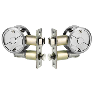 Symmetry Round Cavity Sliding Door Passage Set & Latch Set