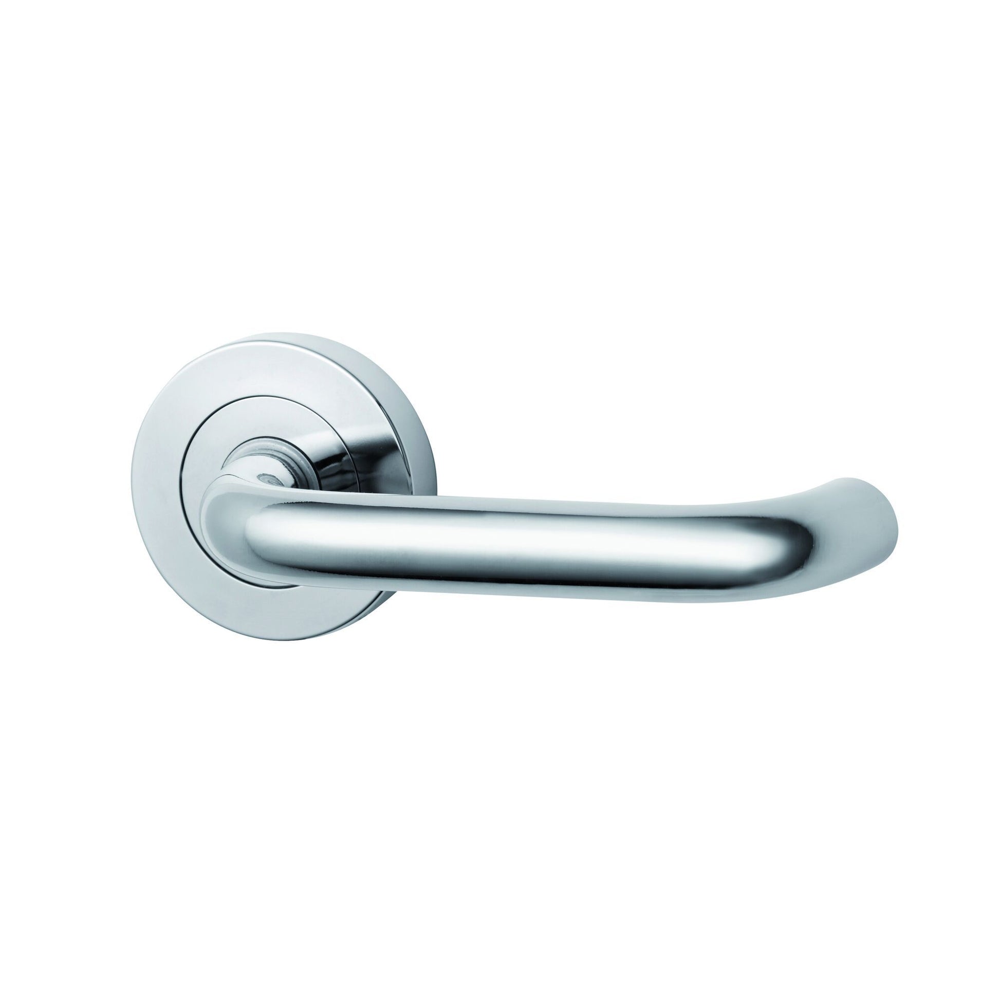 Symphony External Blank & Interior Lever – Round Rose Options | AMS Doors