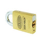 334B 45mm Brass Body Padlock 8.7mm Diameter Shackle with Multiple Options | AMS Doors