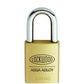 334B 45mm Brass Body Padlock 8.7mm Diameter Shackle with Multiple Options | AMS Doors