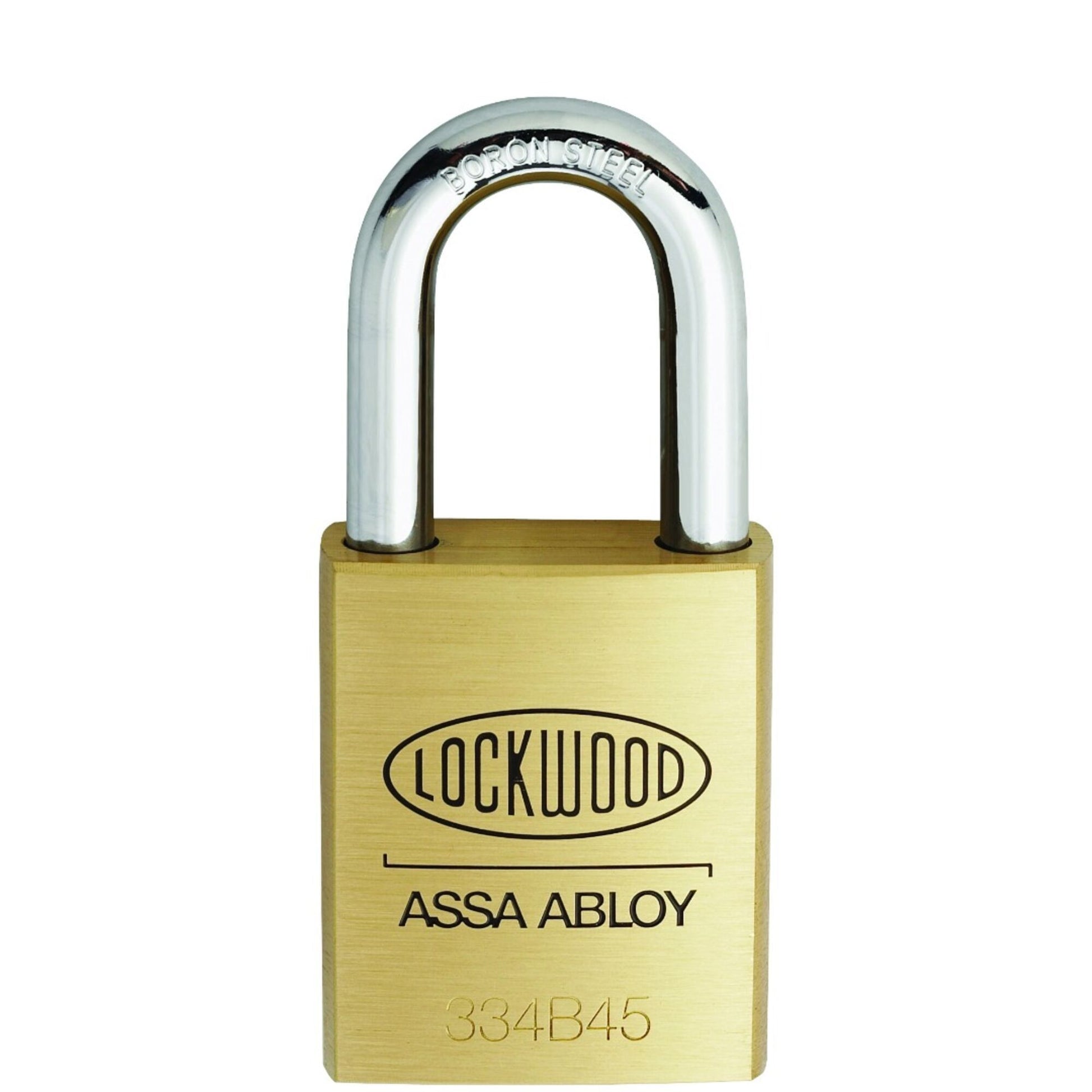 334B 45mm Brass Body Padlock 8.7mm Diameter Shackle with Multiple Options | AMS Doors