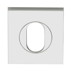 Velocity 55mm Square Oval Cylinder Escutcheon – Finish Options