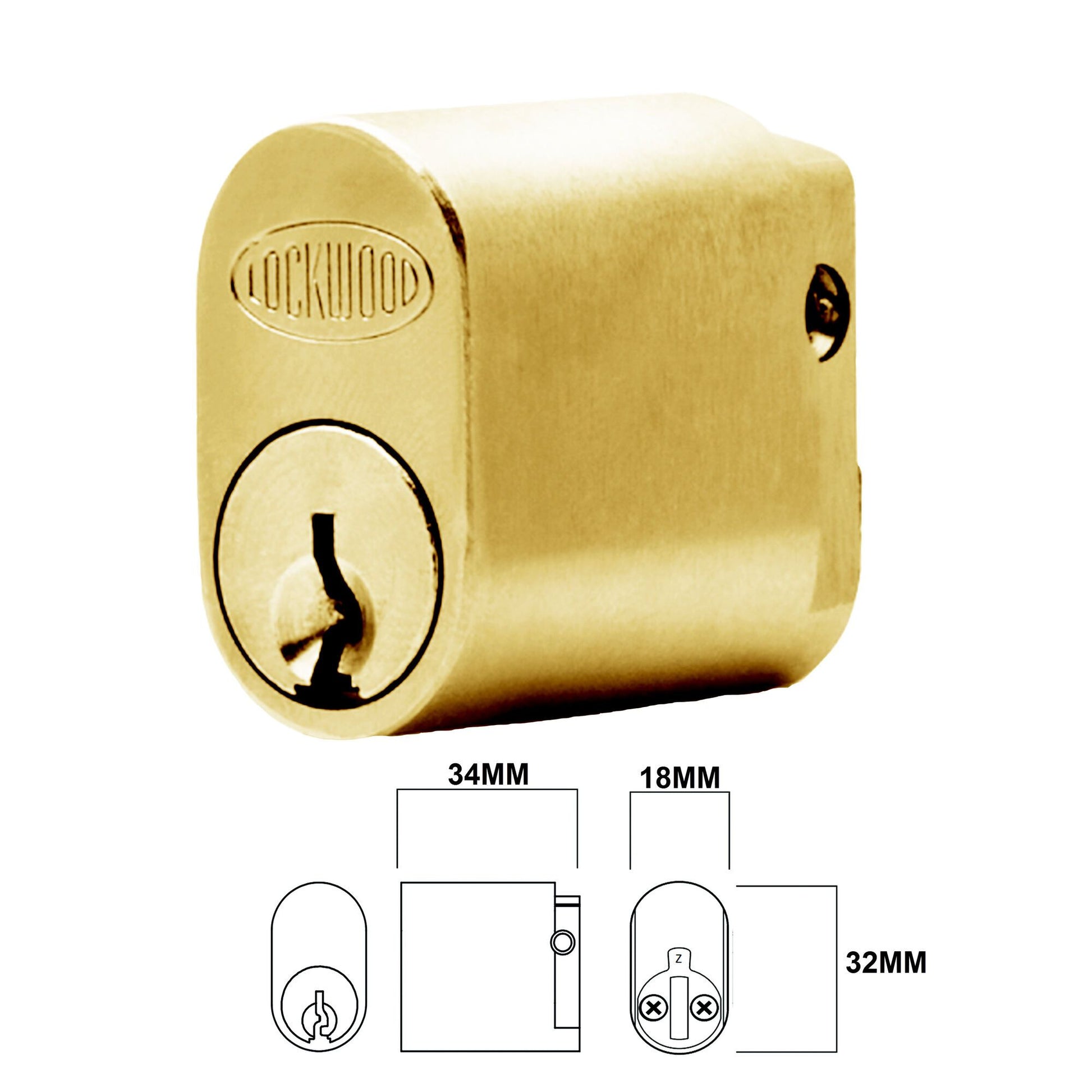 Lockwood 570 Series – Australian Oval Cylinders with M to Z Cam Options | AMS Doors