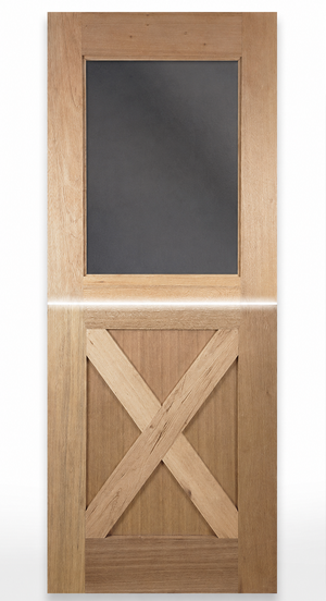 Dutch-1G-Cross Internal Door - Laminated Glass