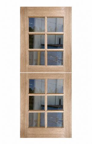 Dutch Double 6L Internal Door - Clear Glass