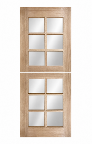 Dutch Double 6L External Door - Decorative Glass