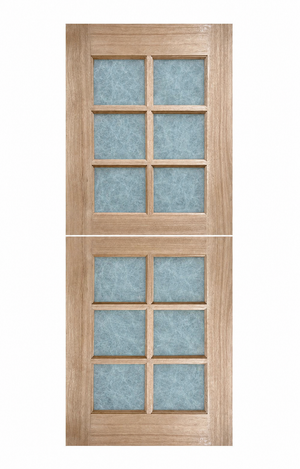 Dutch Double 6L External Door - Decorative Glass