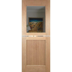Dutch-1G-Shaker Entrance Door - Laminated Glass
