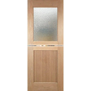 Dutch-1G-Shaker Entrance Door - Toughened Glass