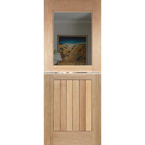 Dutch-1G-Vgroove Entrance Door - Laminated Glass