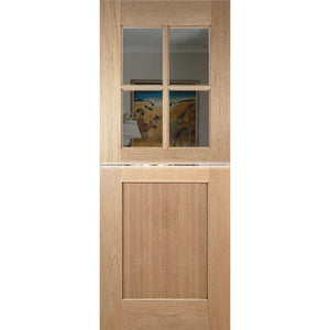 Dutch-4L-Shaker Entrance Door - Laminated Glass