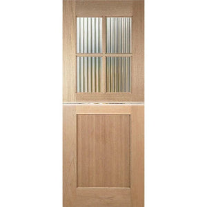 Dutch-4L-Shaker External Door - Decorative Glass