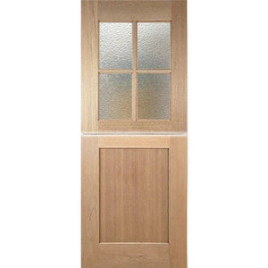 Dutch-4L-Shaker External Door - Decorative Glass