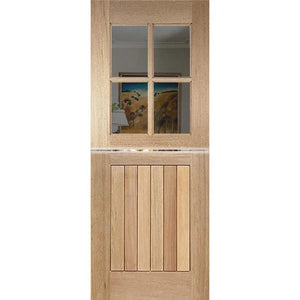 Dutch-4L-Vgroove Entrance Door - Laminated Glass