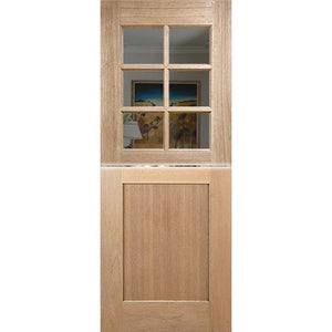 Dutch-6L-Shaker Entrance Door - Laminated Glass