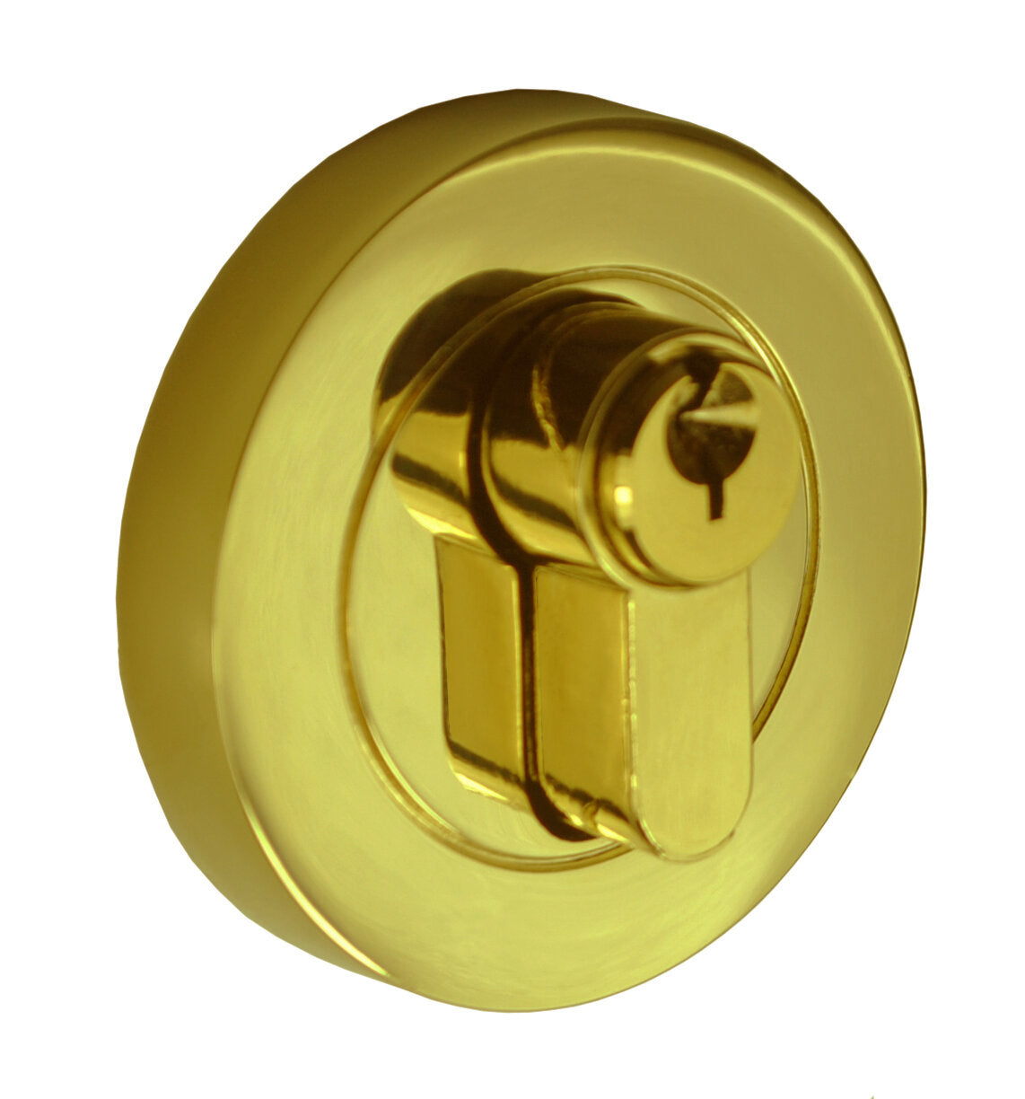 Nidus Eurobolt double cylinder  Visual Pack Polished Brass
